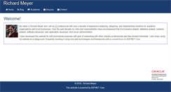 Desktop Screenshot of meyerrj.rayonnant.net